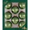 Christmas by Krebs 8ct Jungle Green Shiny Glass Christmas Ball Ornaments 2.5" (67mm)